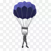 降落伞动画棒图形剪辑艺术降落伞-空若网 降落伞动画棒图形剪辑艺术降落伞-空若网