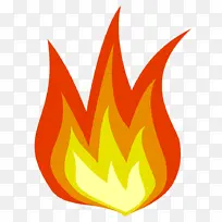 火焰 橙色 标志-空若网 火焰 橙色 标志-空若网