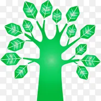 抽象树 卡通树 剪贴画-空若网 抽象树 卡通树 剪贴画-空若网