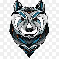 蓝色 对称 野生动物-空若网 蓝色 对称 野生动物-空若网