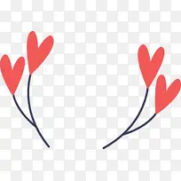 红色 心 叶-空若网 红色 心 叶-空若网