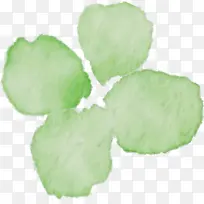 水彩三叶草 水彩 颜料-空若网 水彩三叶草 水彩 颜料-空若网