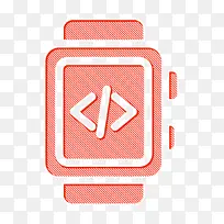智能手表图标 编码图标 橙色-空若网 智能手表图标 编码图标 橙色-空若网