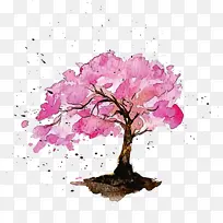 水彩树 植物 树-空若网 水彩树 植物 树-空若网