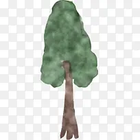 水彩树 绿色 叶子-空若网 水彩树 绿色 叶子-空若网