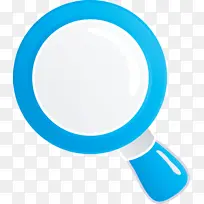 放大镜 蓝色 浅绿色-空若网 放大镜 蓝色 浅绿色-空若网