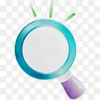 放大镜 水彩 油漆-空若网 放大镜 水彩 油漆-空若网