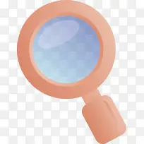 放大镜 橙色 材料属性-空若网 放大镜 橙色 材料属性-空若网