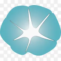 牵牛花 浅绿色 蓝色-空若网 牵牛花 浅绿色 蓝色-空若网