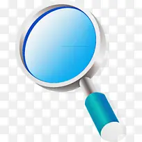 放大镜 蓝色 浅绿色-空若网 放大镜 蓝色 浅绿色-空若网