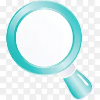放大镜 浅绿色 绿松石色-空若网 放大镜 浅绿色 绿松石色-空若网