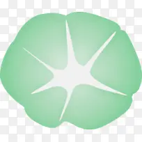 牵牛花 绿色 绿松石色-空若网 牵牛花 绿色 绿松石色-空若网