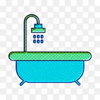 清洁图标 热水浴缸图标 淋浴图标-空若网 清洁图标 热水浴缸图标 淋浴图标-空若网