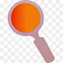 放大镜 乒乓球 橙色-空若网 放大镜 乒乓球 橙色-空若网