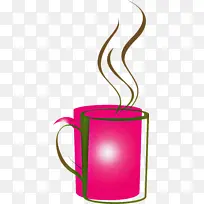 咖啡 杯子 粉色-空若网 咖啡 杯子 粉色-空若网