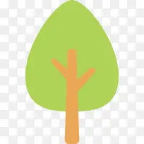 抽象树 卡通树 绿色-空若网 抽象树 卡通树 绿色-空若网