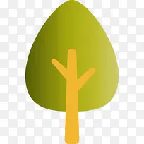 抽象树 卡通树 绿色-空若网 抽象树 卡通树 绿色-空若网