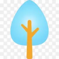 抽象树 卡通树 绿松石-空若网 抽象树 卡通树 绿松石-空若网