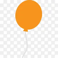 气球 橙色 黄色-空若网 气球 橙色 黄色-空若网