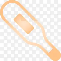 温度计 橙色 线-空若网 温度计 橙色 线-空若网