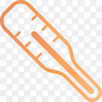 温度计 橙色 线-空若网 温度计 橙色 线-空若网