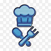 劳工图标 厨师图标 蓝色-空若网 劳工图标 厨师图标 蓝色-空若网