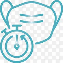 更换医用口罩 冠状病毒病 绿松石色-空若网 更换医用口罩 冠状病毒病 绿松石色-空若网