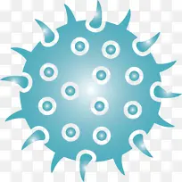 细菌 病毒 绿松石-空若网 细菌 病毒 绿松石-空若网