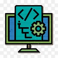 数字服务图标 脚本图标 电脑显示器配件-空若网 数字服务图标 脚本图标 电脑显示器配件-空若网