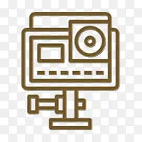 动作摄像头图标 摄影图标 线条-空若网 动作摄像头图标 摄影图标 线条-空若网