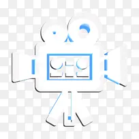 摄影图标 电影摄像机图标 文本-空若网 摄影图标 电影摄像机图标 文本-空若网