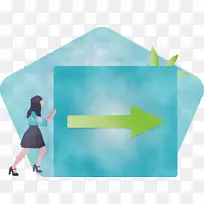 箭头 水彩画 油漆-空若网 箭头 水彩画 油漆-空若网