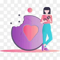 饼干 爱情 女孩-空若网 饼干 爱情 女孩-空若网