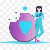 饼干 爱情 女孩-空若网 饼干 爱情 女孩-空若网