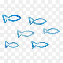 水彩鱼 水彩 油漆-空若网 水彩鱼 水彩 油漆-空若网