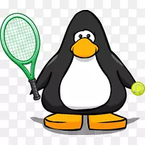 企鹅俱乐部棒球手套夹艺术网球-空若网 企鹅俱乐部棒球手套夹艺术网球-空若网