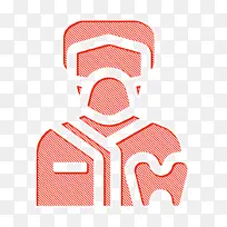 牙医图标 工作和职业图标 橙色-空若网 牙医图标 工作和职业图标 橙色-空若网