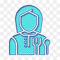 工作和职业图标 餐厅图标 绿松石色-空若网 工作和职业图标 餐厅图标 绿松石色-空若网