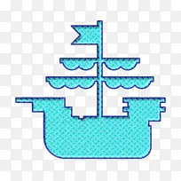 船图标 海盗图标 浅绿色-空若网 船图标 海盗图标 浅绿色-空若网