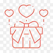 爱情图标 礼物图标 红色-空若网 爱情图标 礼物图标 红色-空若网