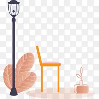 数字艺术背景 橙色 家具-空若网 数字艺术背景 橙色 家具-空若网