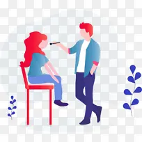 化妆 女孩 卡通-空若网 化妆 女孩 卡通-空若网