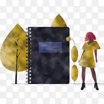 �ʼǱ� Ů�� ��ɫ-������