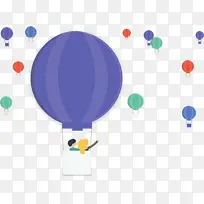 热气球 漂浮 气球-空若网 热气球 漂浮 气球-空若网