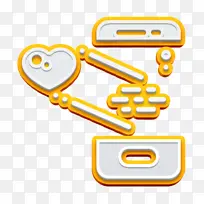 爱情与浪漫图标 爱情图标 黄色-空若网 爱情与浪漫图标 爱情图标 黄色-空若网