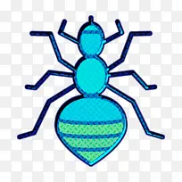 虱子图标 昆虫图标 绿松石-空若网 虱子图标 昆虫图标 绿松石-空若网