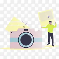 照相机 水彩 油漆-空若网 照相机 水彩 油漆-空若网