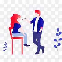 化妆 女孩 手势-空若网 化妆 女孩 手势-空若网