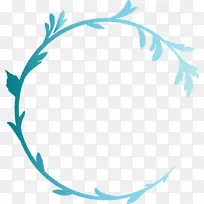 装饰框 花框 水绿色-空若网 装饰框 花框 水绿色-空若网