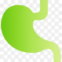 胃器官 绿色 标志-空若网 胃器官 绿色 标志-空若网